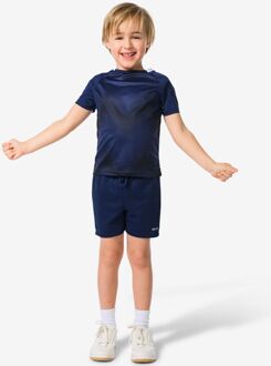 Hema Kindersportbroek kort donkerblauw (donkerblauw) - 110/116