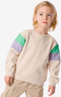 Hema Kindersweater Met Kleurblokken Beige (beige) - 146/152