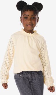 Hema Kindertop broderie ecru (ecru) - 146/152