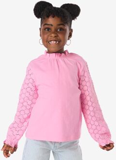 Hema Kindertop broderie roze (roze) - 146/152