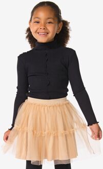 Hema Kindertop rib glitter zwart (zwart) - 146/152