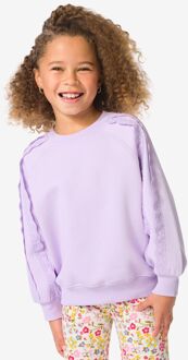 Hema Kindertrui broderie paars (paars) - 146/152