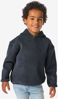 Hema Kindertrui fleece donkergrijs (donkergrijs) - 134/140