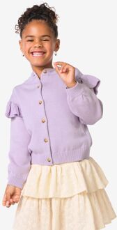 Hema Kindervest grofgebreid lila (lila) - 98/104