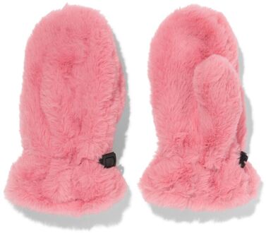 Hema Kinderwanten nepbont roze (roze) - 122/140