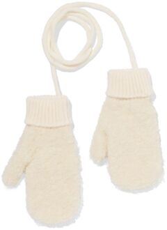 Hema Kinderwanten teddy wit beige (beige) - 146/164