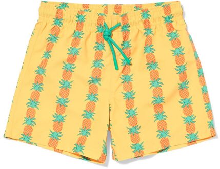 Hema Kinderzwembroek ananas geel (geel) - 134/140