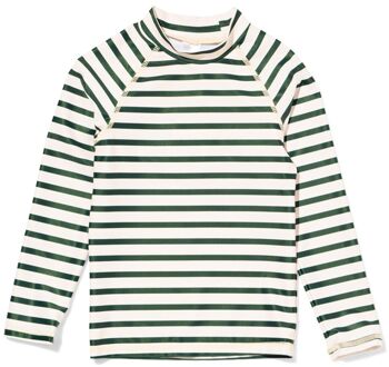 Hema Kinderzwemshirt UPF40+ strepen groen (groen) - 134/140