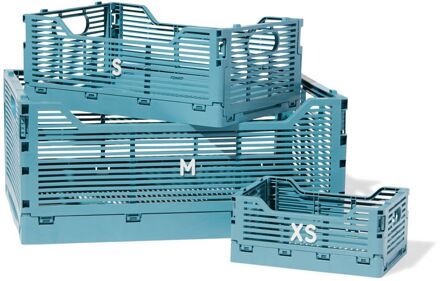 Hema Klapkrat letterbord recycled blauw (blauw) - 39811081