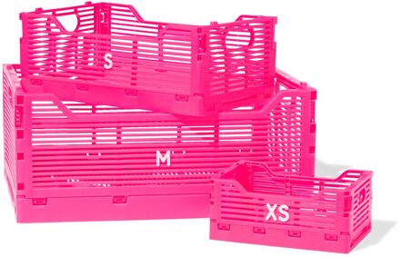 Hema Klapkrat letterbord recycled felroze (felroze)