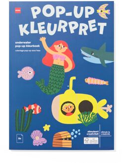 Hema Kleurboek A4 pop-up onderwater