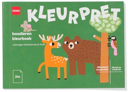 Hema Kleurboek A6 bosdieren