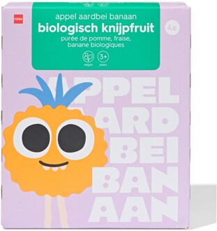 Hema Knijpfruit aardbei-appel-banaan 4x90g