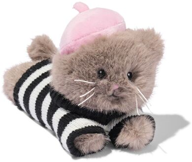 Hema Knuffel 20x11x13cm kat met baret