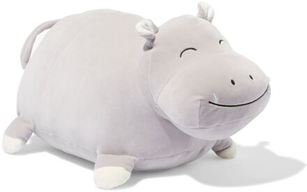 Hema Knuffel 48cm nijlpaard grijs