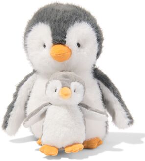 Hema Knuffel pinguin met baby 31cm