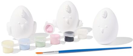 Hema Knutselpakket gipsfiguren kuikens - 3 stuks