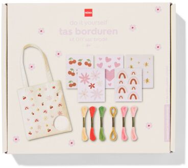 Hema Knutselpakket tas borduren 36x42cm met borduurpatronen