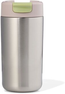 Hema Koffiebeker to go 450ml rvs metallic (grijs metallic)