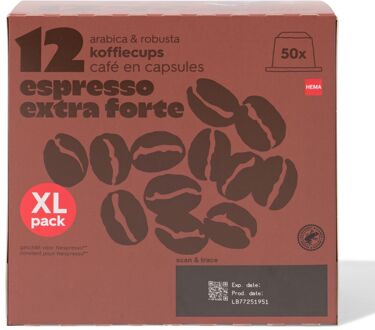 Hema Koffiecups espresso extra forte - 50 stuks