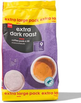 Hema Koffiepads Extra Dark Roast - 50 Stuks