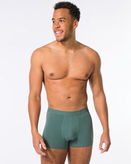 Hema Korte herenboxers - 3 stuks groen (groen) - XL