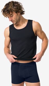 Hema Korte herenboxers katoen stretch - 3 stuks rood (rood)