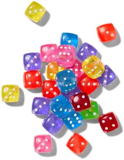 Hema Kralenmix glas dobbelsteen