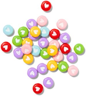 Hema Kralenmix rond hartjes