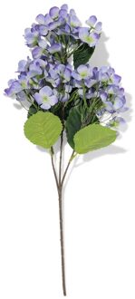 Hema Kunstbloem hortensia 55cm paars-blauw (paars)