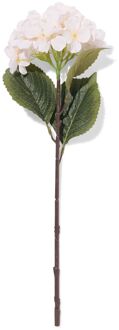 Hema Kunstbloem hortensia 55cm wit (wit)