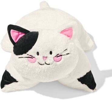 Hema Kussen met knuffel-deken kat