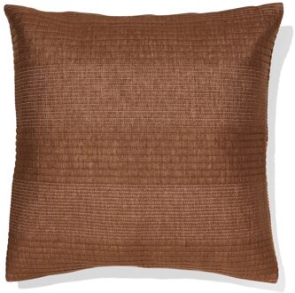 Hema Kussenhoes 50x50cm jersey bruin (bruin)