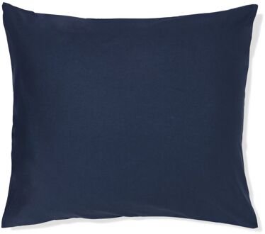 Hema Kussensloop 60x70cm zacht katoen donkerblauw (donkerblauw)
