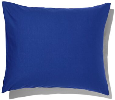 Hema Kussensloop 60x70cm zacht katoen kobaltblauw (blauw)