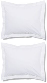 Hema Kussenslopen 60x70cm percal wit (wit)