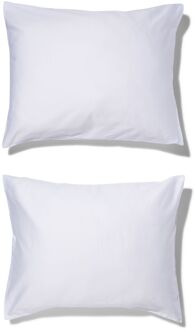 Hema Kussenslopen 60x70cm satijn wit (wit)
