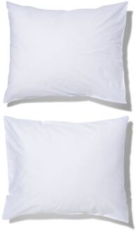 Hema Kussenslopen 60x70cm zacht katoen wit (wit)