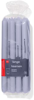 Hema Lange huishoudkaarsen ⌀2.2x29cm glad lila - 12 stuks (lila)