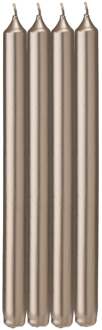 Hema Lange huishoudkaarsen Ø2.2x29 champagne - 4 stuks (champagne)