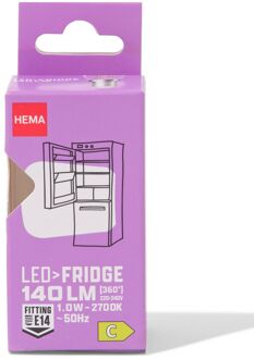 Hema Led koelkast clear E14 1.0W 140lm