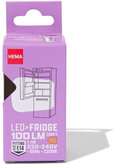Hema Led koelkast clear E14 1.1W 100lm
