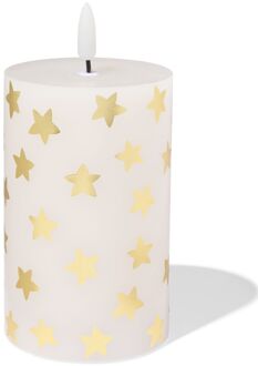 Hema Led stompkaars 7.5x12x7.5cm ster wit