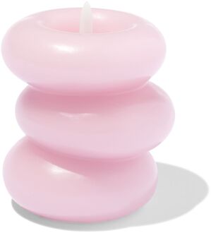 Hema Led-vormkaars ⌀10x13cm lichtroze (lichtroze)