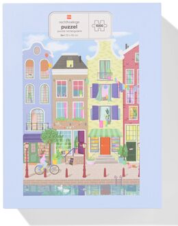 Hema Legpuzzel 70x50cm 1000 stukjes grachtenpanden