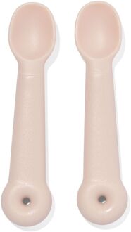 Hema Lepels beige - 2 stuks