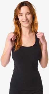 Hema Licht corrigerend hemd naadloos katoen zwart (zwart) - XL