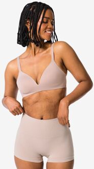Hema Licht corrigerende shortie naadloos katoen beige (beige)