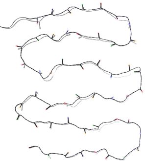 Hema Lichtsnoer 8.67m met 50 LED lampjes voor binnen en buiten (multicolor)