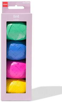Hema Lint 15m gekleurd - 4 stuks